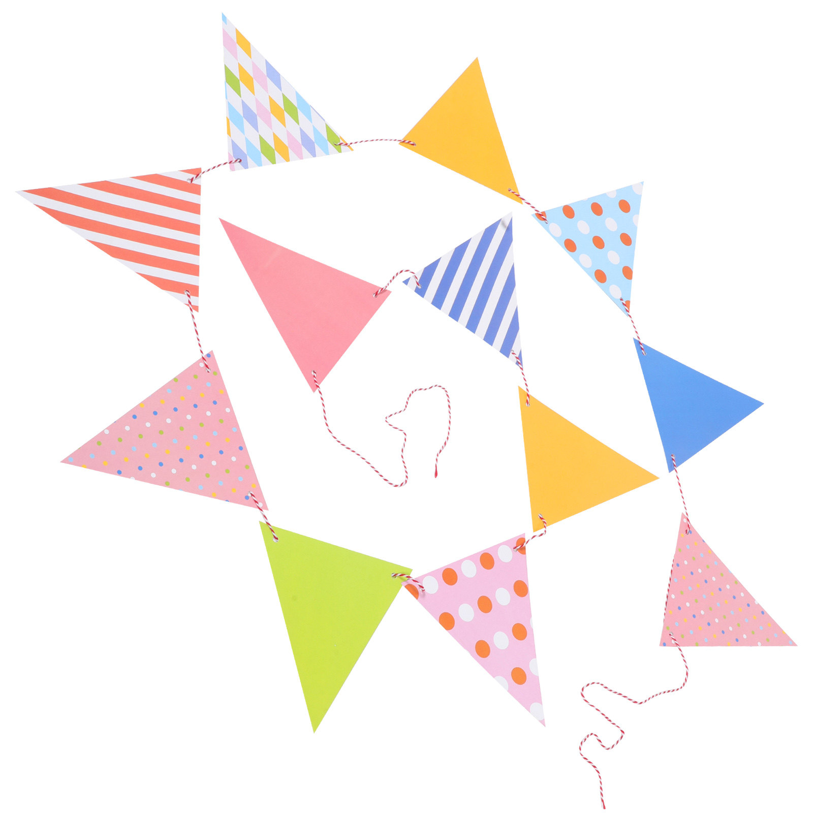 Baby Nursery Garland - Ghirlanda di Bandierine Triangolari Facile da