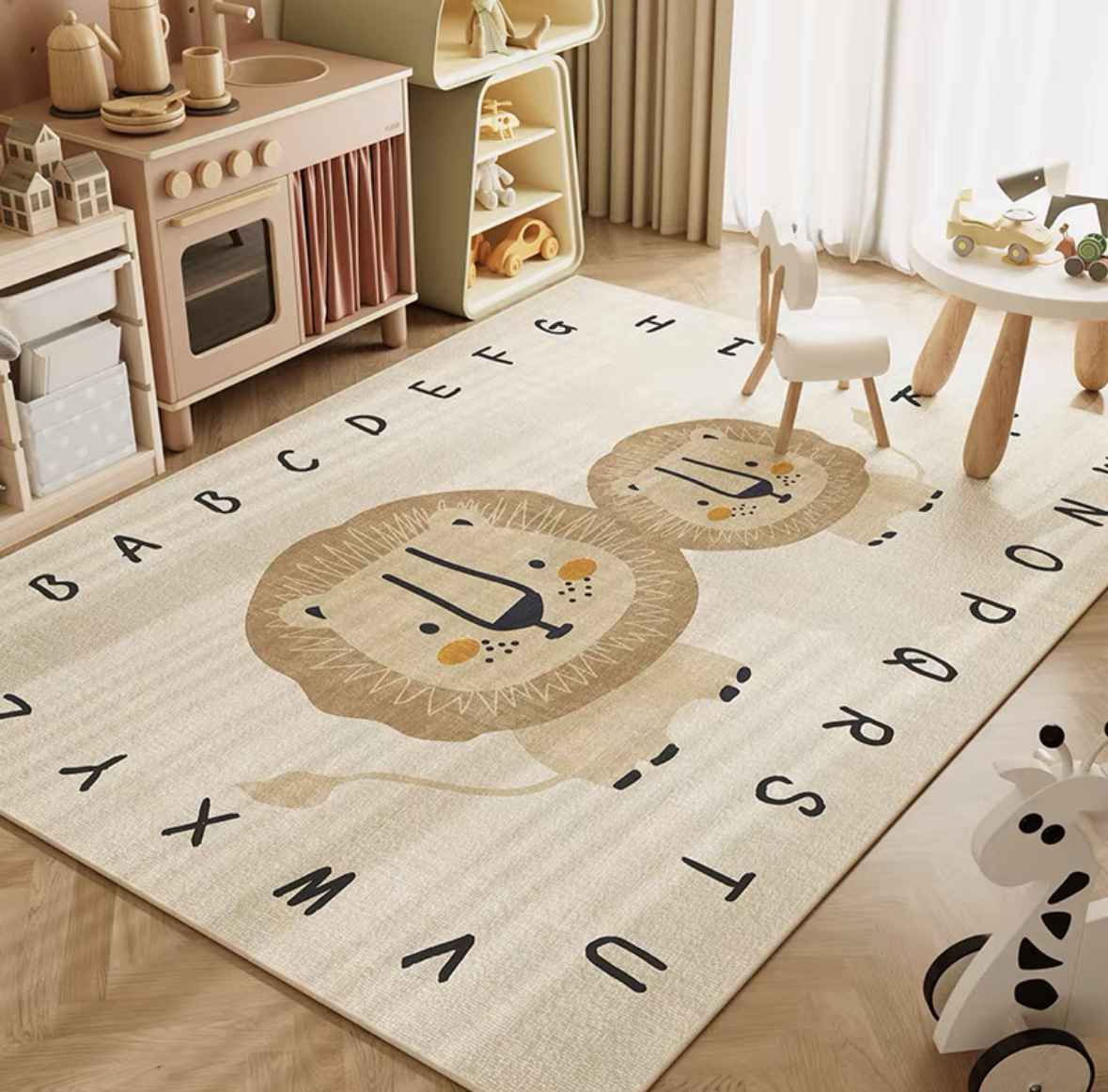 Baby Nursery Mat - Tappeto da gioco VIKAMA neutro con
