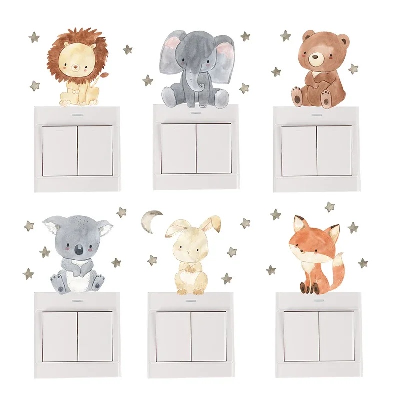 Baby Nursery Water - Set di 6 Adesivi Murali con