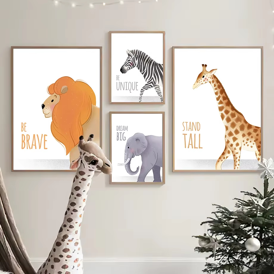Baby Nursery Elephant - Citazioni ispiratrici Nursery Wall Art Mural