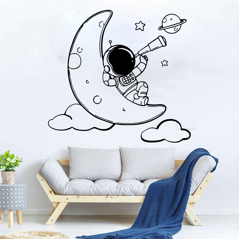 Cartoon Astronauta sulla luna  - Baby Nursery Panelling recensione e prezzo