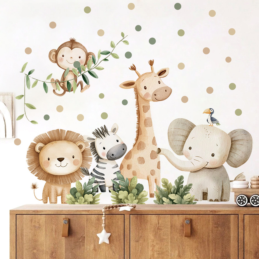Boho Forest Animals Adesivi mu - Baby Nursery Panelling recensione e prezzo