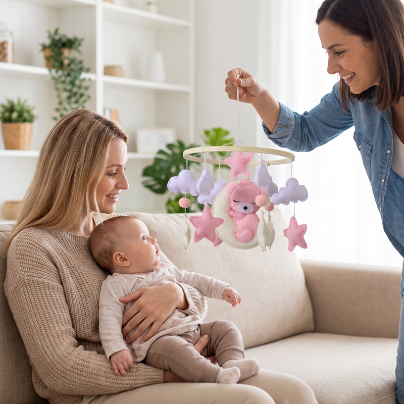 1 Pezzo Carillon Mobile in Leg - Baby Nursery Music recensione e prezzo