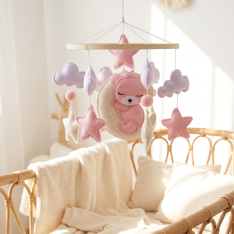 1 Pezzo Carillon Mobile in Leg - Baby Nursery Music recensione e prezzo