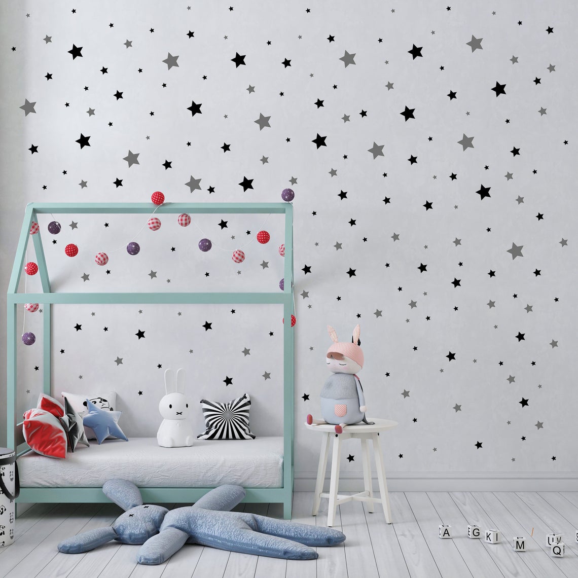 Cartoon 65 pezzi adesivo da pa - Baby Nursery Artwork recensione e prezzo