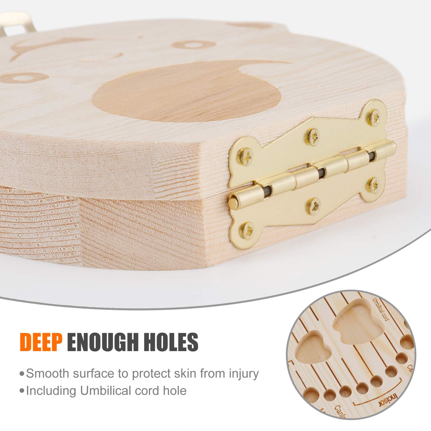 1 Pezzo Nuovo Design Scatola i - Baby Keepsake Box recensione e prezzo