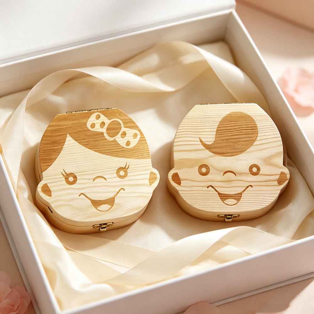 Scatola Portadenti in Legno pe - Baby Keepsake Box recensione e prezzo