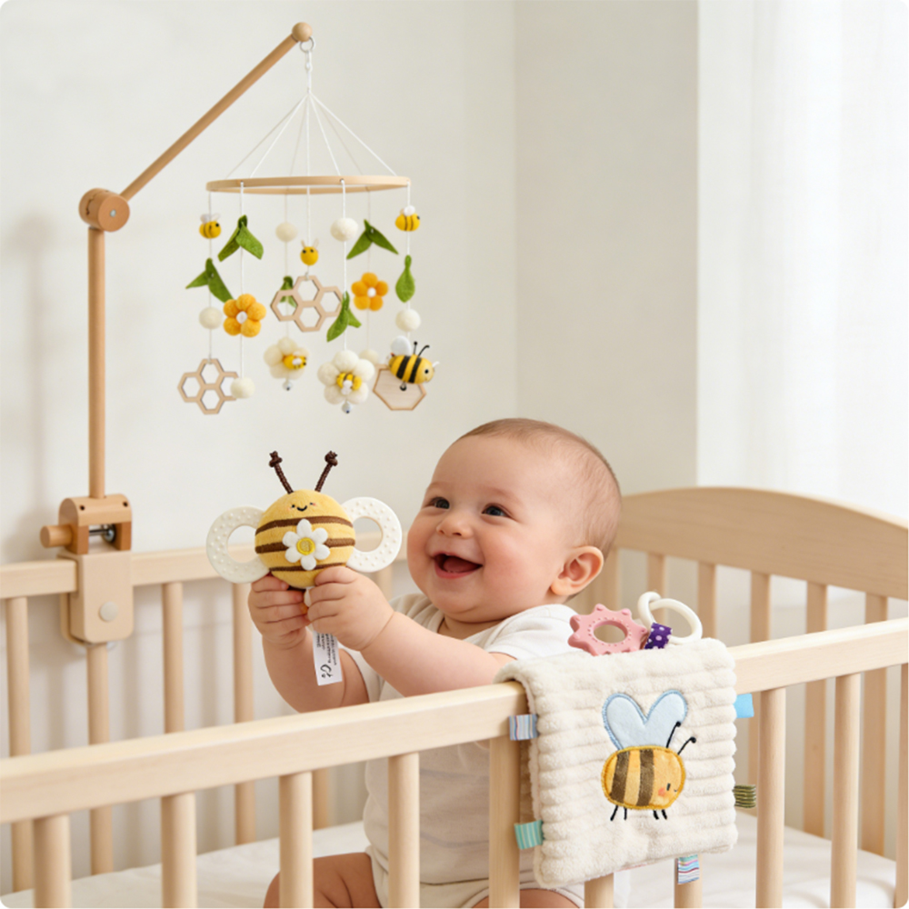 Mobile per culla con sonaglio  - Baby Nursery Music recensione e prezzo