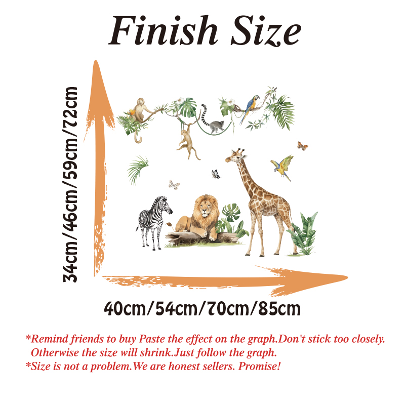 Grandi animali della giungla f - Baby Nursery Panelling recensione e prezzo