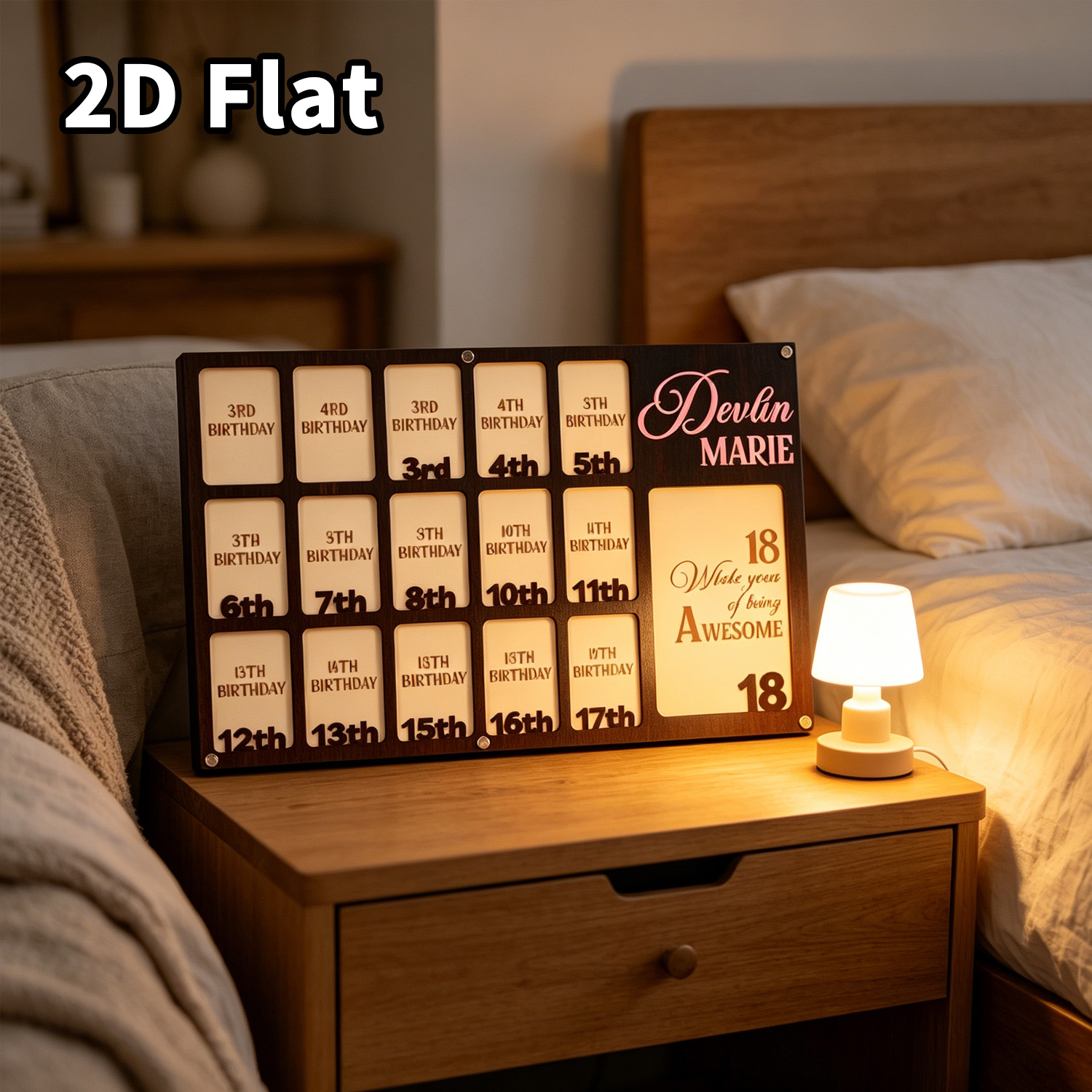 Cornice Portafoto in Legno Per - Baby Nursery Room recensione e prezzo