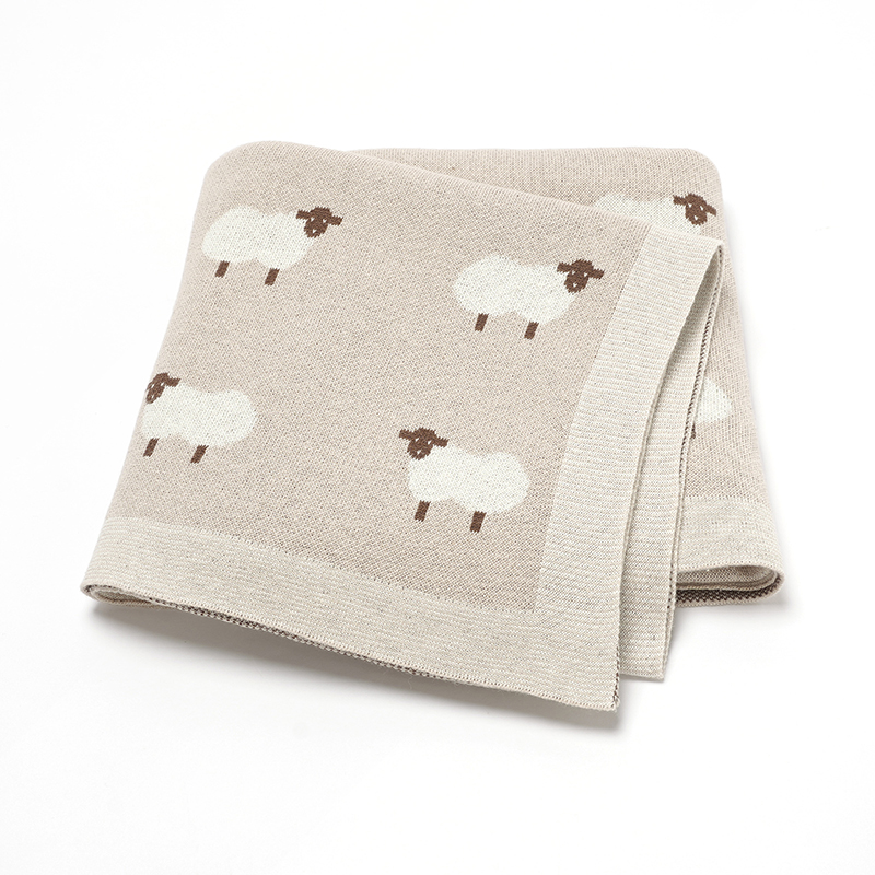 Cute Sheep Print mussola neona - Swaddle Blanket Muslin recensione e prezzo