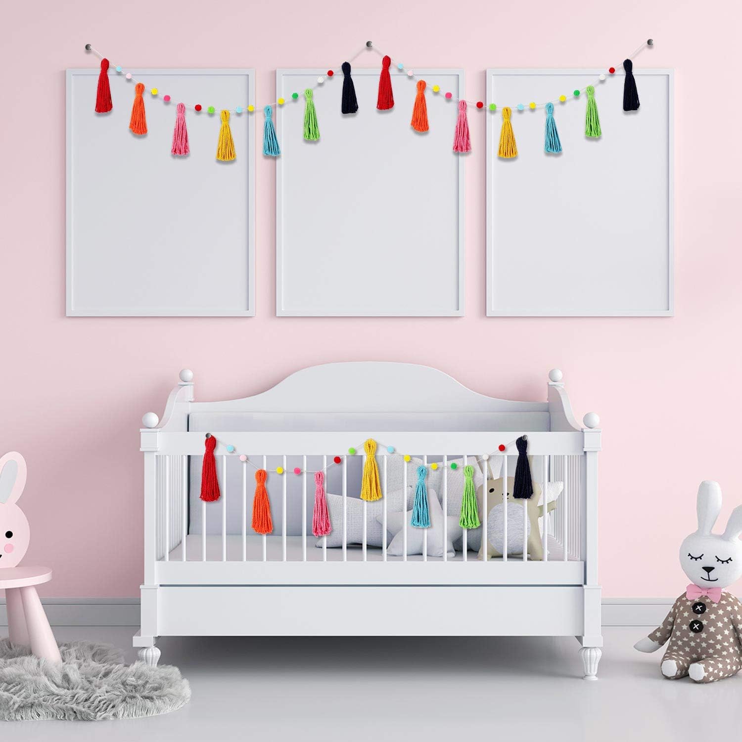 3 pezzi colorato arcobaleno bo - Baby Nursery Garland recensione e prezzo