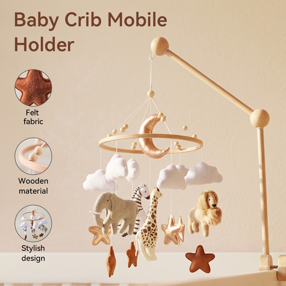 Mobile per Culla in Legno con  - Baby Nursery Music recensione e prezzo