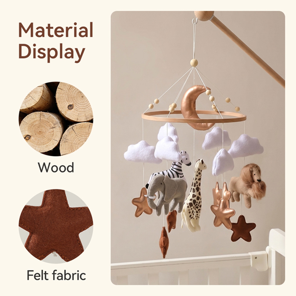 Mobile per Culla in Legno con  - Baby Nursery Music recensione e prezzo