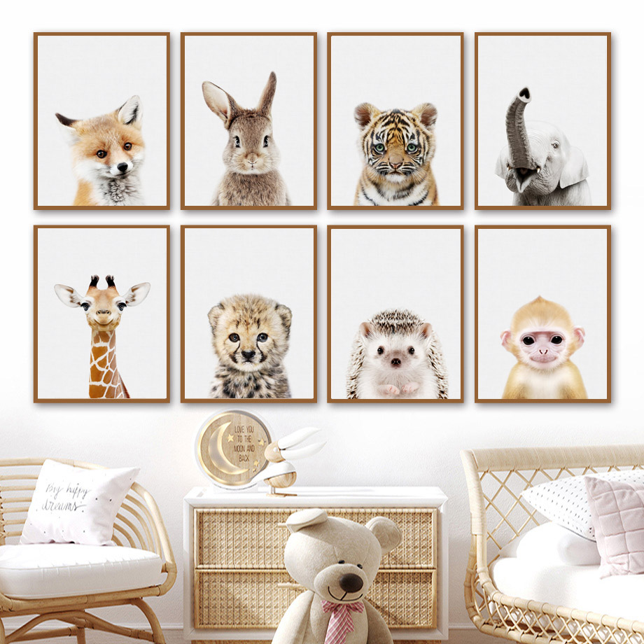 Baby Animals Nursery poster Li - Baby Nursery Elephant recensione e prezzo