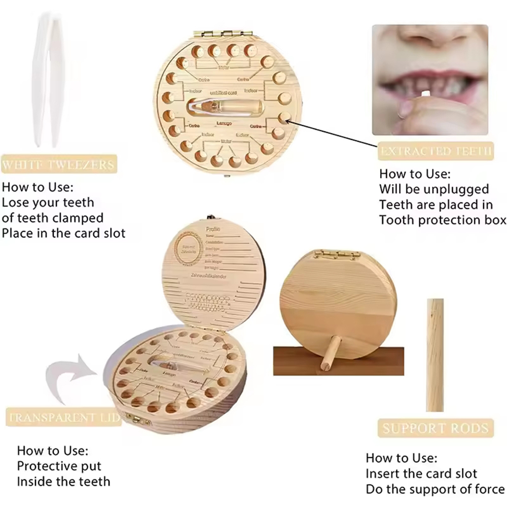 Scatola per denti da latte per - Baby Keepsake Box recensione e prezzo