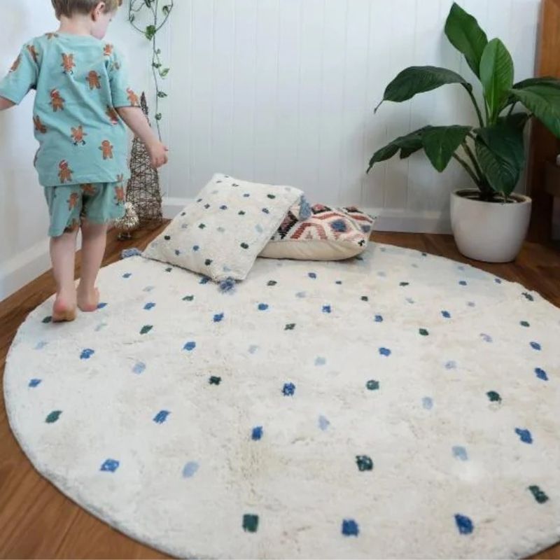 Dot Fluffy Carpet soggiorno ro - Baby Nursery Carpet recensione e prezzo
