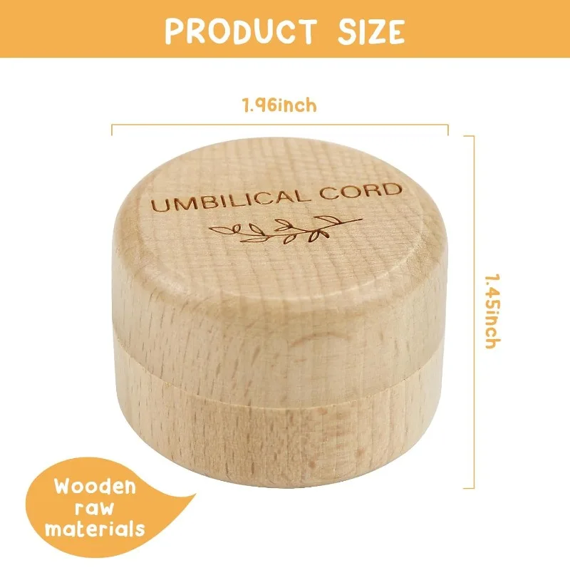 Scatola in Legno per Cordone O - Baby Keepsake Box recensione e prezzo