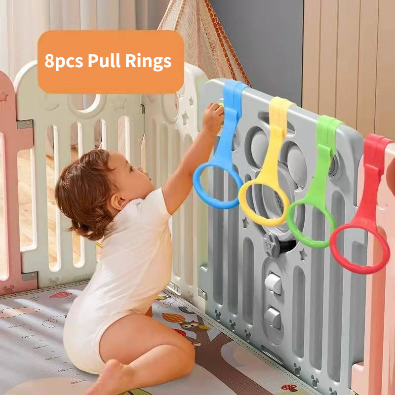 8 pezzi Anelli di trazione per - Baby Nursery Hooks recensione e prezzo