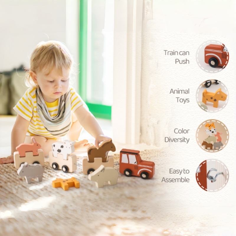 Trenino in Legno Colorato con  - Baby Nursery Music recensione e prezzo