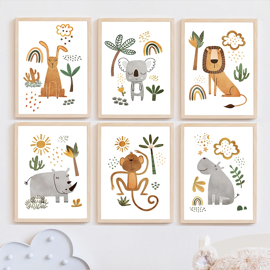 Giraffa Elefante Tigre Zebra T - Baby Nursery Elephant recensione e prezzo