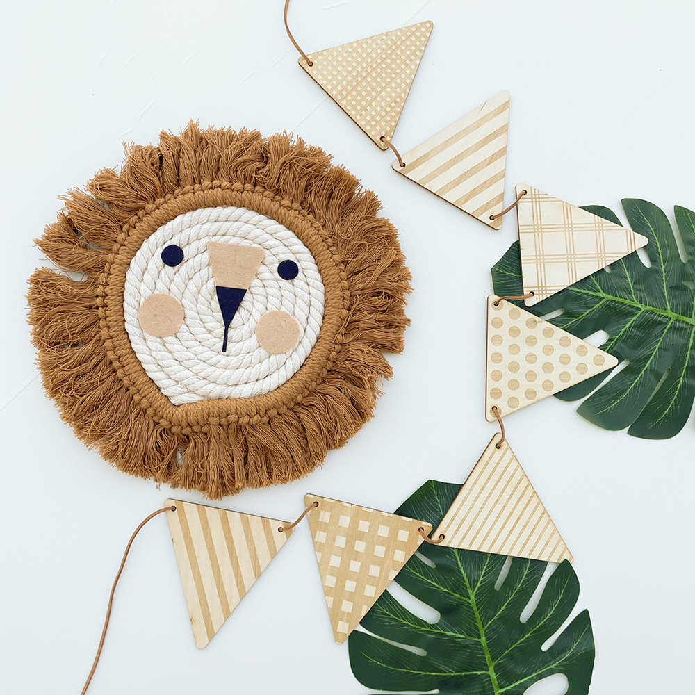 Nordic triangolo in legno band - Baby Nursery Garland recensione e prezzo