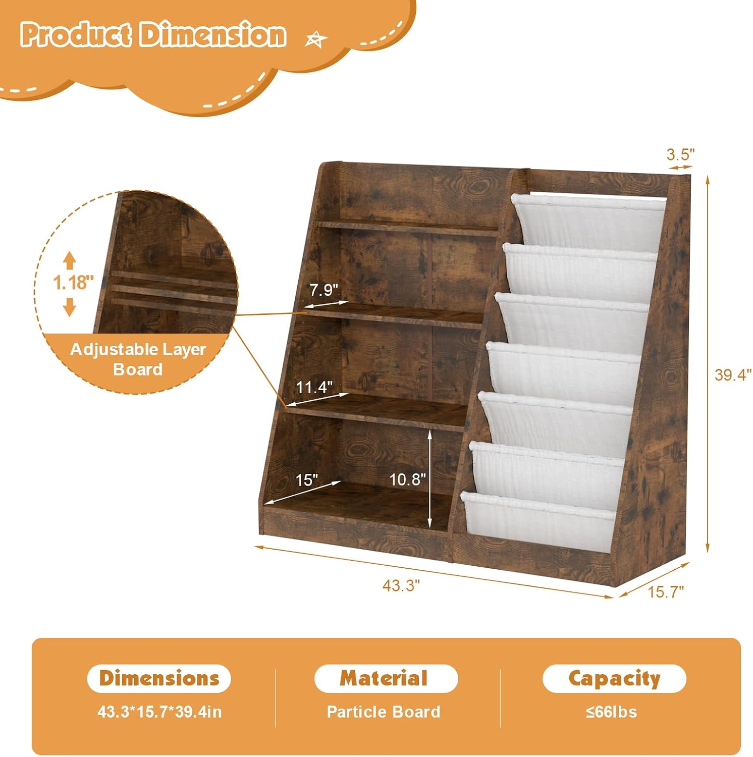 HedoAjim Libreria per Bambini  - Baby Nursery Bookcase recensione e prezzo