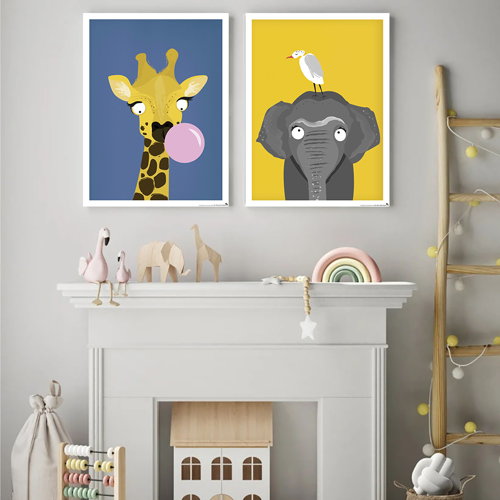 Poster per la scuola materna A - Baby Nursery Elephant recensione e prezzo