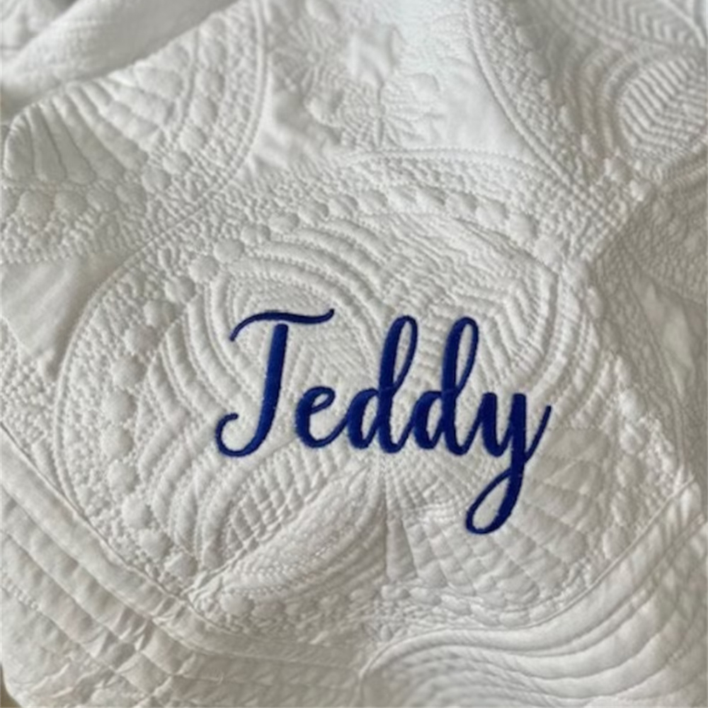 Nome ricamato trapunte per la  - Baby Nursery Quilts recensione e prezzo