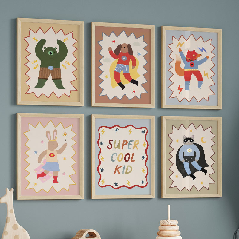Divertenti Cartoni Animati Sup - Baby Nursery Artwork recensione e prezzo