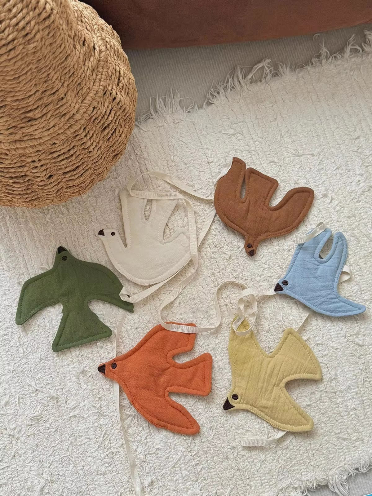 Ghirlanda di Bandierine in Tes - Baby Nursery Artwork recensione e prezzo